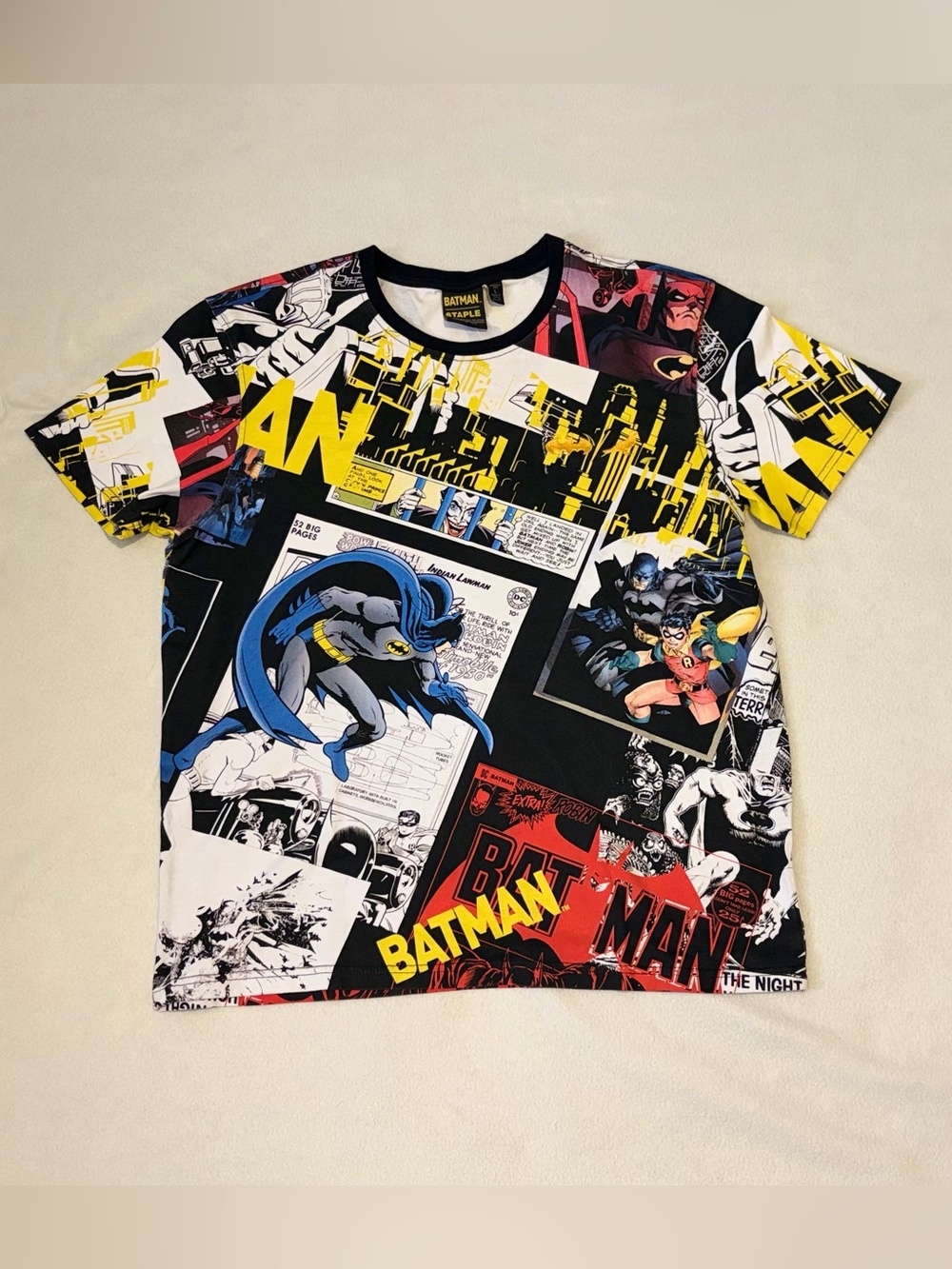 Staple x Batman Comic Book All Over Print T-Shirt Men’s Large